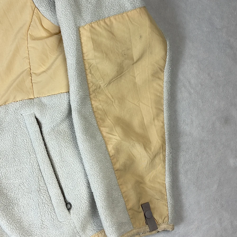 The North Face Denali Women's Cream Fleece Jacket Size S Full Zip Polartec